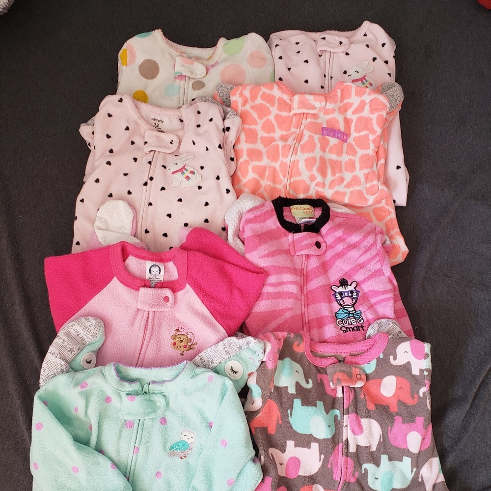 12 month Baby Girl Pajamas